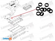 Кільце болта клапанної кришки Лачетті 1.6 GM 25185121