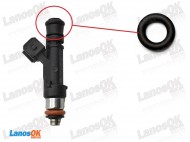 Кільце форсунки Лачетті 1.8 LDA GM (верхнє) 96487489