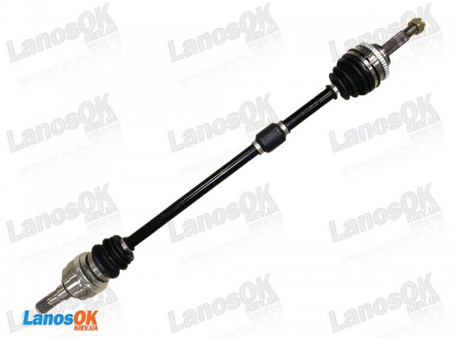 Полуось правая Авео 1.5 Вида 1.5 8V (МКПП) OEM (в сборе, с балансиром) 96348791