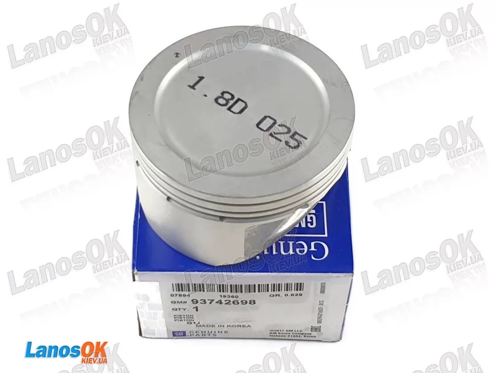 Поршень Лачетти 1.8 LDA +0.25 GM