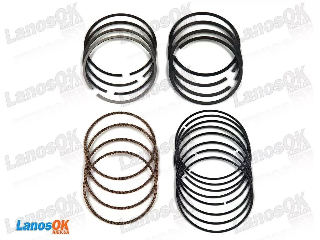 Кільця поршневі Лачетті 1.8 LDA +0.5 Kobis 93742702