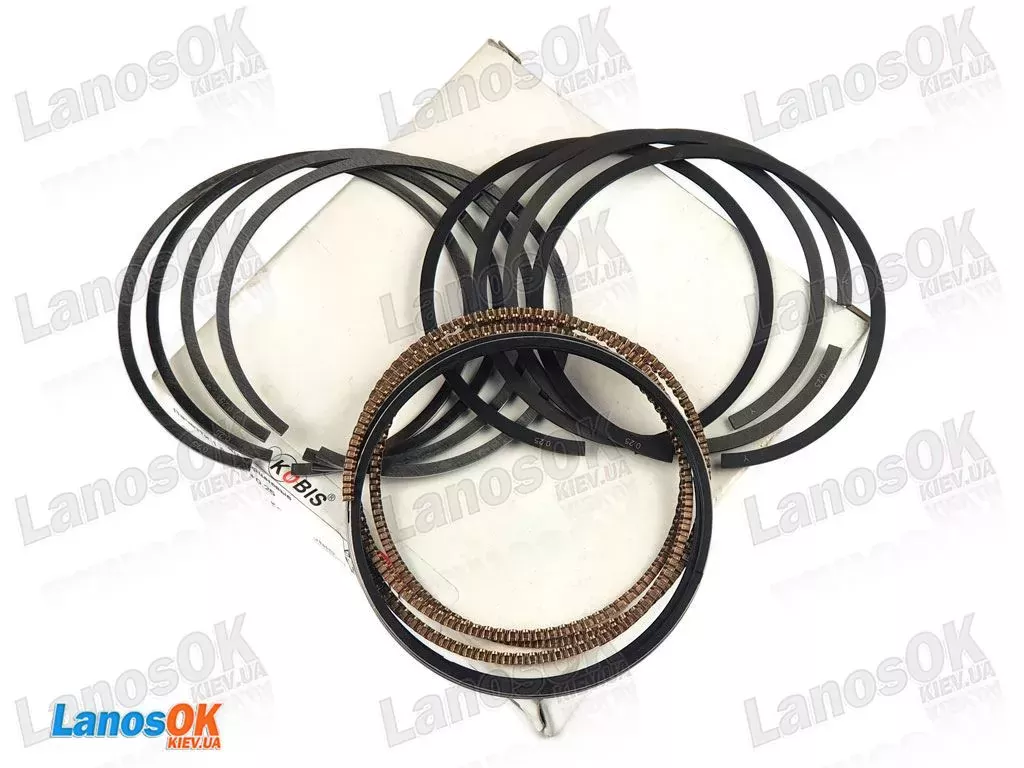 Кільця поршневі Лачетті 1.8 LDA +0.5 Kobis 93742702