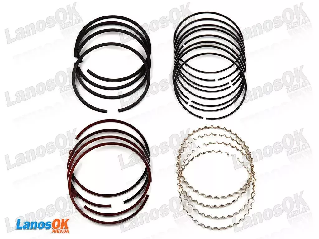 Кольца поршневые Ланос 1.5 Нексия 1.5 8-16V +0.25 AMP 93742294