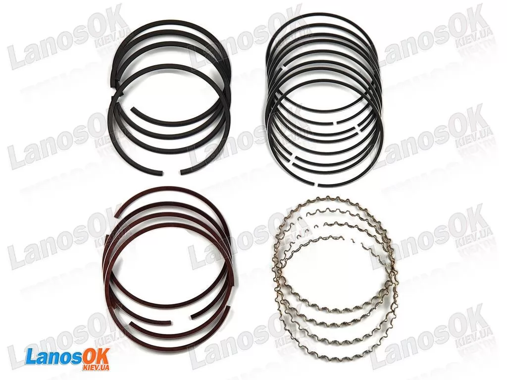 Кільця поршневі Ланос 1.5 Нексія 1.5 8-16V +0.5 AMP 93742295