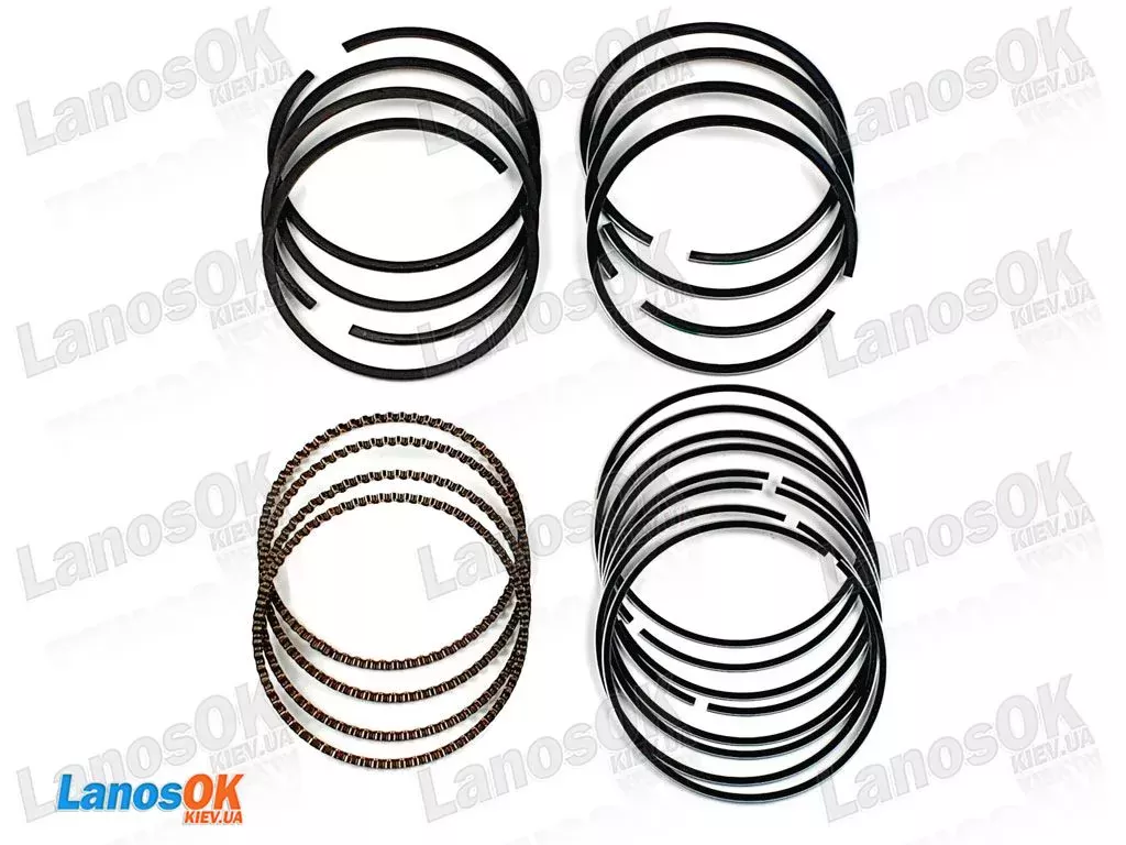 Кольца поршневые Ланос 1.5 Нексия 1.5 8-16V +0.5 GM 93742295