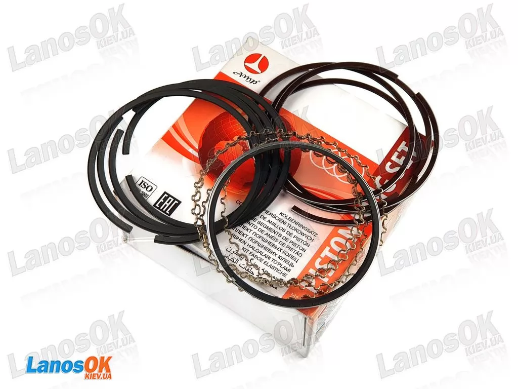 Кольца поршневые Ланос 1.5 Нексия 1.5 8-16V STD AMP