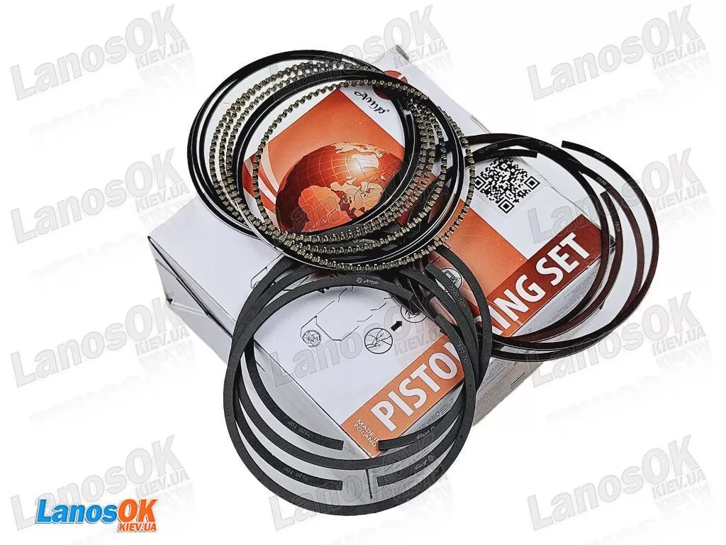 Кільця поршневі Равон Р4 Р3 Джентра Кобальт +0.25 AMP